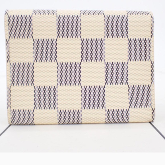 Authentic Louis Vuitton Damier Azur Flap Card Case - Picture 2 of 8
